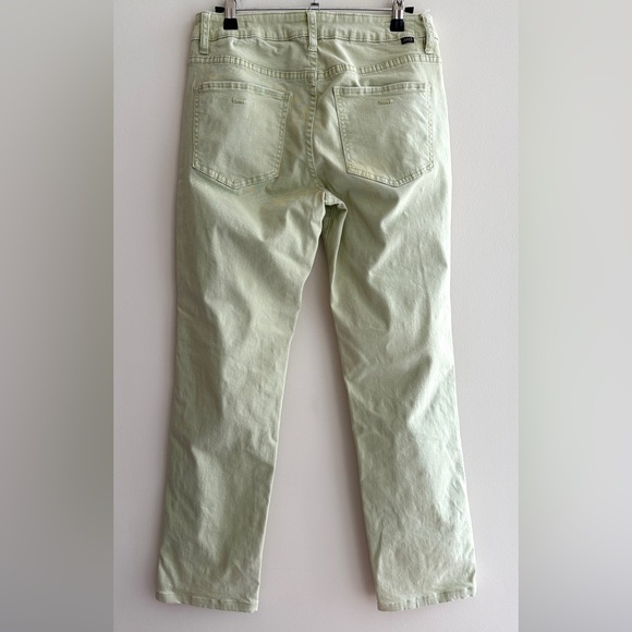 Jag Jeans Light Green Straight Leg Jeans, Size 8, Women’s Colored Pants - Picture 12 of 16